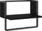 vidaXL - Wandschap - met - stang - 40x25x30 - cm - zwart