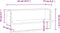 vidaXL - Wandschap - met - stang - 65x25x30 - cm - gerookt - eikenkleurig