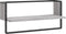 vidaXL - Wandschap - met - stang - 65x25x30 - cm - grijs - sonoma - eikenkleurig