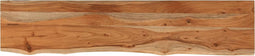 vidaXL - Wandschap - rechthoekig - natuurlijke - rand - 100x30x3,8 - cm - acaciahout