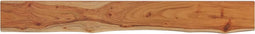 vidaXL - Wandschap - rechthoekig - natuurlijke - rand - 140x20x2,5 - cm - acaciahout