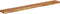 vidaXL - Wandschap - rechthoekig - natuurlijke - rand - 140x20x2,5 - cm - acaciahout