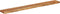 vidaXL - Wandschap - rechthoekig - natuurlijke - rand - 160x20x3,8 - cm - acaciahout