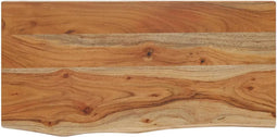 vidaXL - Wandschap - rechthoekig - natuurlijke - rand - 40x20x3,8 - cm - acaciahout