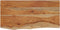 vidaXL - Wandschap - rechthoekig - natuurlijke - rand - 40x20x3,8 - cm - acaciahout