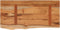 vidaXL - Wandschap - rechthoekig - natuurlijke - rand - 40x20x3,8 - cm - acaciahout