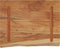 vidaXL - Wandschap - rechthoekig - natuurlijke - rand - 40x30x3,8 - cm - acaciahout