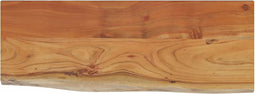 vidaXL - Wandschap - rechthoekig - natuurlijke - rand - 50x20x3,8 - cm - acaciahout
