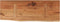 vidaXL - Wandschap - rechthoekig - natuurlijke - rand - 50x20x3,8 - cm - acaciahout