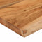 vidaXL - Wandschap - rechthoekig - natuurlijke - rand - 50x40x2,5 - cm - acaciahout