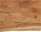 vidaXL - Wandschap - rechthoekig - natuurlijke - rand - 50x40x3,8 - cm - acaciahout
