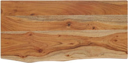 vidaXL - Wandschap - rechthoekig - natuurlijke - rand - 60x30x3,8 - cm - acaciahout
