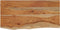 vidaXL - Wandschap - rechthoekig - natuurlijke - rand - 60x30x3,8 - cm - acaciahout