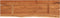 vidaXL - Wandschap - rechthoekig - natuurlijke - rand - 70x20x2,5 - cm - acaciahout