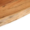 vidaXL - Wandschap - rechthoekig - natuurlijke - rand - 70x30x3,8 - cm - acaciahout