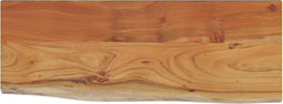 vidaXL - Wandschap - rechthoekig - natuurlijke - rand - 80x30x2,5 - cm - acaciahout