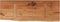 vidaXL - Wandschap - rechthoekig - natuurlijke - rand - 80x30x2,5 - cm - acaciahout