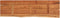 vidaXL - Wandschap - rechthoekig - natuurlijke - rand - 90x30x2,5 - cm - acaciahout