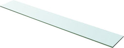 vidaXL - Wandschap - transparant - 100x15 - cm - glas