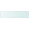vidaXL - Wandschap - transparant - 100x25 - cm - glas