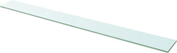vidaXL - Wandschap - transparant - 110x12 - cm - glas