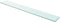 vidaXL - Wandschap - transparant - 110x15 - cm - glas