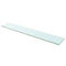 vidaXL - Wandschap - transparant - 110x20 - cm - glas
