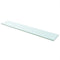 vidaXL - Wandschap - transparant - 110x20 - cm - glas