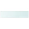 vidaXL - Wandschap - transparant - 110x25 - cm - glas