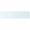 vidaXL - Wandschap - transparant - 110x25 - cm - glas