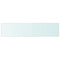 vidaXL - Wandschap - transparant - 110x25 - cm - glas