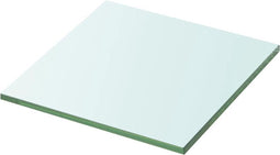 vidaXL - Wandschap - transparant - 20x20 - cm - glas