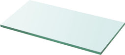 vidaXL - Wandschap - transparant - 30x12 - cm - glas