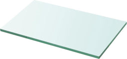 vidaXL - Wandschap - transparant - 30x15 - cm - glas