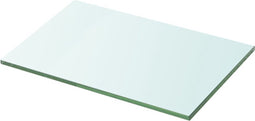 vidaXL - Wandschap - transparant - 30x20 - cm - glas