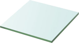 vidaXL - Wandschap - transparant - 30x30 - cm - glas