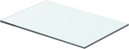 vidaXL - Wandschap - transparant - 40x20 - cm - glas