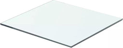 vidaXL - Wandschap - transparant - 40x30 - cm - glas