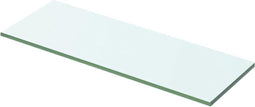 vidaXL - Wandschap - transparant - 50x12 - cm - glas