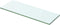 vidaXL - Wandschap - transparant - 50x12 - cm - glas