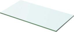 vidaXL - Wandschap - transparant - 50x20 - cm - glas