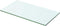 vidaXL - Wandschap - transparant - 50x20 - cm - glas