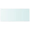 vidaXL - Wandschap - transparant - 50x25 - cm - glas