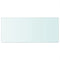 vidaXL - Wandschap - transparant - 50x25 - cm - glas