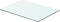 vidaXL - Wandschap - transparant - 50x30 - cm - glas