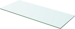 vidaXL - Wandschap - transparant - 60x20 - cm - glas