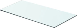vidaXL - Wandschap - transparant - 60x25 - cm - glas