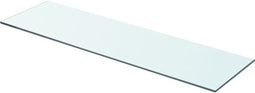 vidaXL - Wandschap - transparant - 70x20 - cm - glas