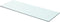 vidaXL - Wandschap - transparant - 70x25 - cm - glas