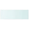 vidaXL - Wandschap - transparant - 70x25 - cm - glas
